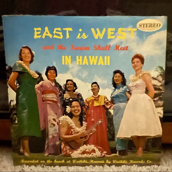Vintage Other - East is West and the “Twain Shall Meet in Hawaii” Vintage Vinyl Record